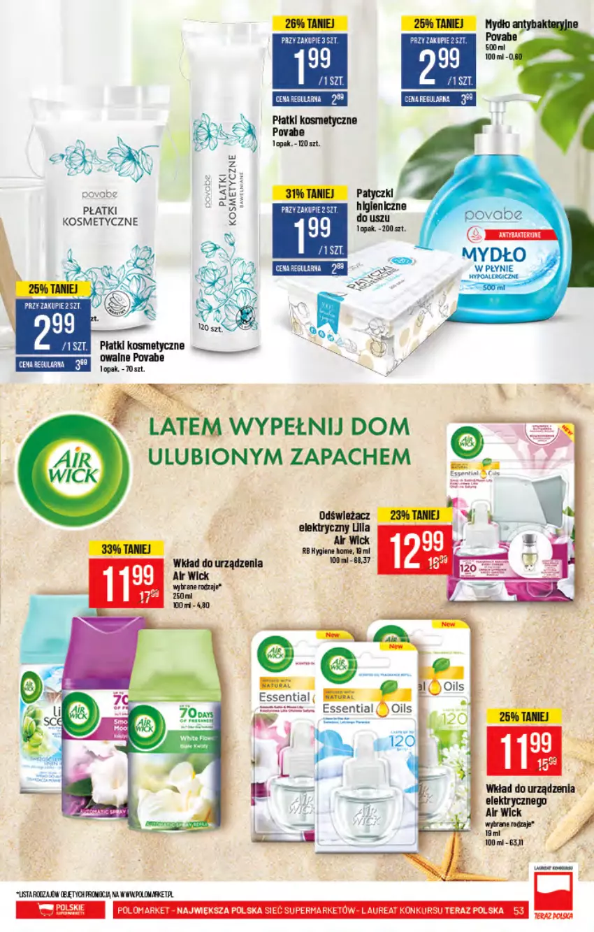 Gazetka promocyjna PoloMarket - Gazetka pomocyjna - ważna 11.08 do 17.08.2021 - strona 53 - produkty: Laur, Płatki kosmetyczne, Tera