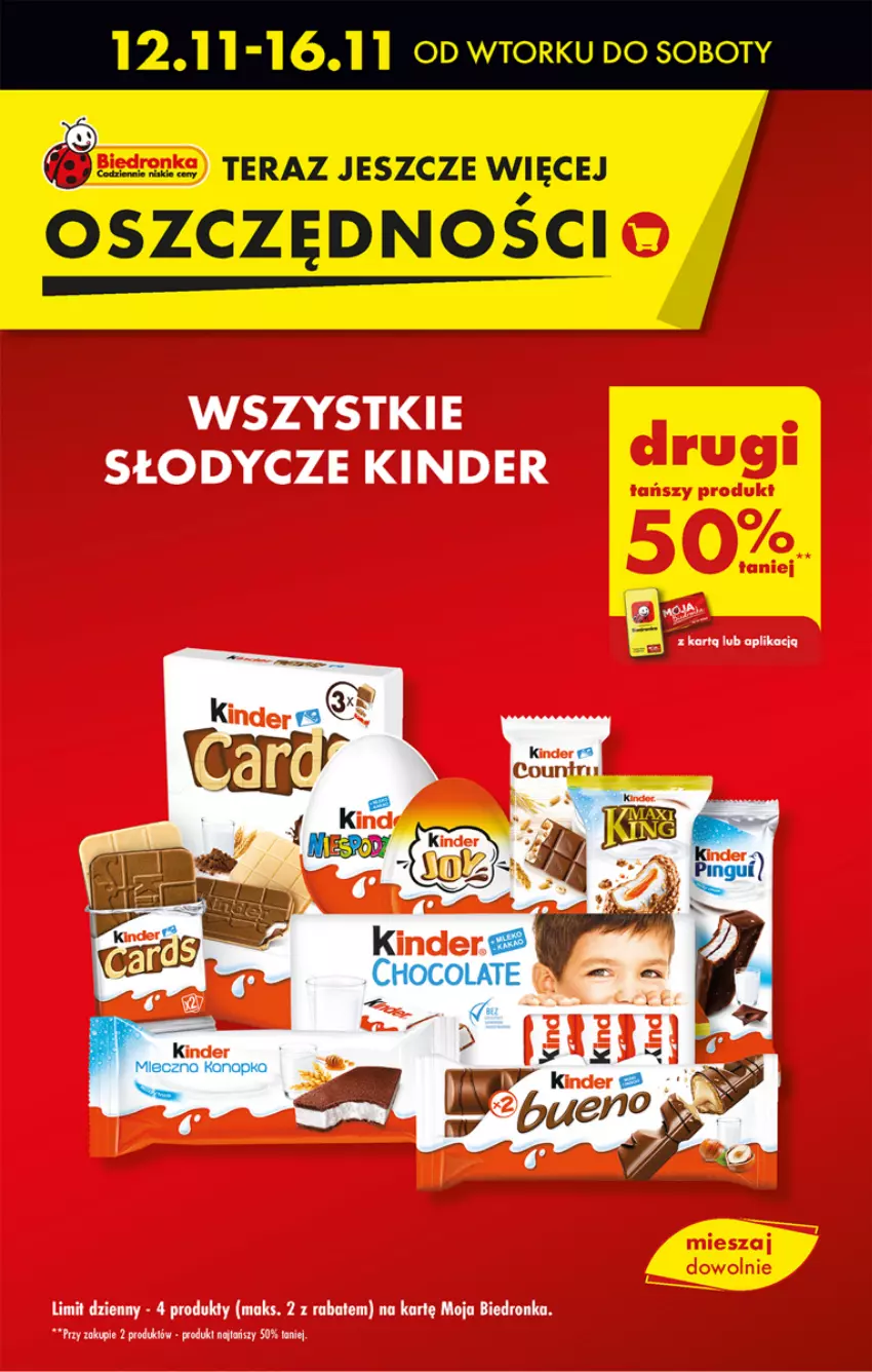 Gazetka promocyjna Biedronka - Od poniedzialku - ważna 18.11 do 23.11.2024 - strona 13 - produkty: Dron, Kinder, Tera