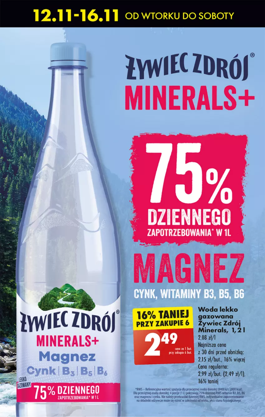 Gazetka promocyjna Biedronka - Od poniedzialku - ważna 18.11 do 23.11.2024 - strona 55 - produkty: Cynk, K2, Magnez, Pokrywa, Por, Woda