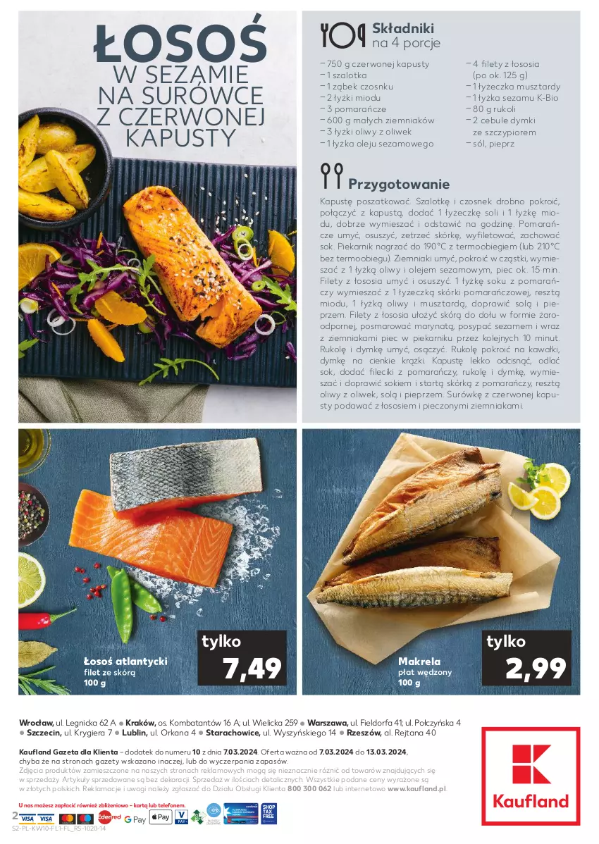 Gazetka promocyjna Kaufland - Mocny Start - ważna 07.03 do 13.03.2024 - strona 2 - produkty: Czosnek, Fa, Kapustą, Kawa, Mus, Olej, Orka, Piec, Piekarnik, Pieprz, Pomarańcze, Por, Sezam, Sok, Sól, Sos, Szal, Wagi, Ziemniaki