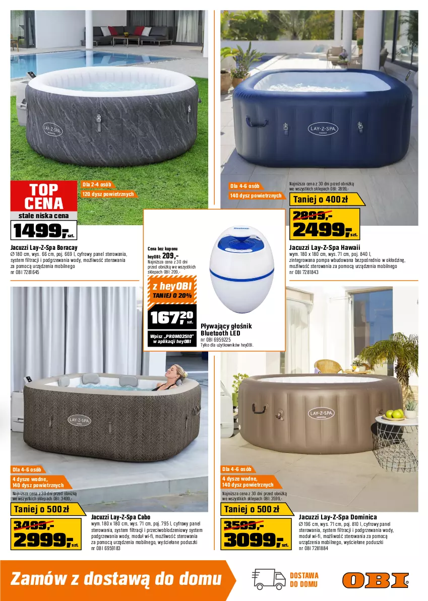 Gazetka promocyjna Obi - Gazetka OBI - ważna 04.06 do 17.06.2025 - strona 15 - produkty: Dozownik, Głośnik, Głośnik bluetooth, Inka, Mobil, Piec, Top