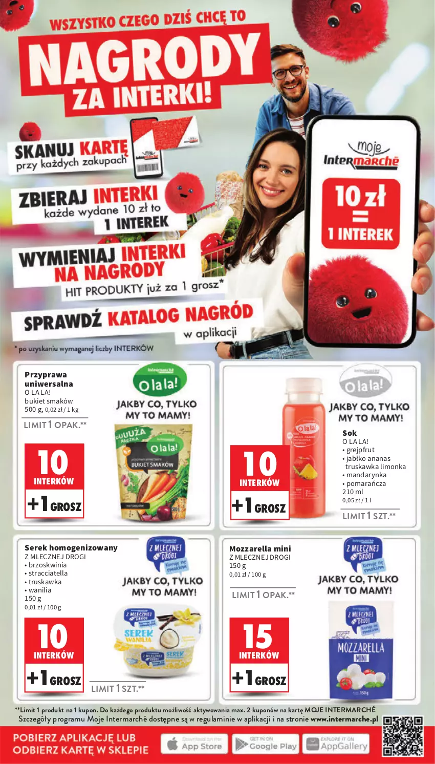 Gazetka promocyjna Intermarche - Gazetka Intermarche - ważna 16.01 do 22.01.2025 - strona 35 - produkty: Ananas, Bukiet, Gra, Grejpfrut, Limonka, Mozzarella, Przyprawa uniwersalna, Ser, Serek, Serek homogenizowany, Sok