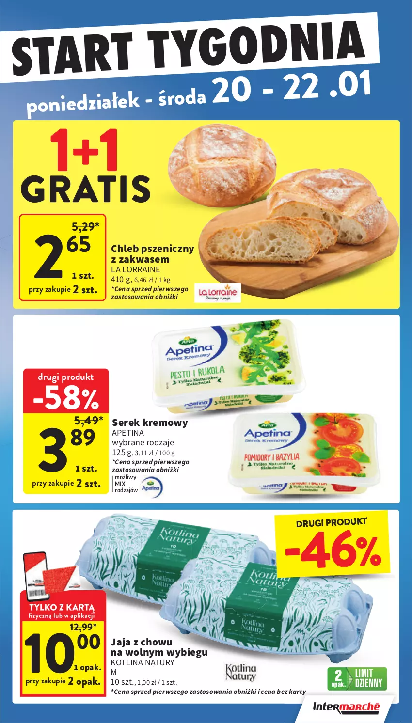 Gazetka promocyjna Intermarche - Gazetka Intermarche - ważna 16.01 do 22.01.2025 - strona 39 - produkty: Chleb, Gra, Jaja, Kotlin, Ser, Serek