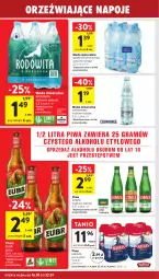 Gazetka promocyjna Intermarche - Gazetka Intermarche - Gazetka - ważna od 22.01 do 22.01.2025 - strona 34 - produkty: Piwa, Piwo, Mus, Gra, Szyna, Woda mineralna, Woda, Harnaś, Cisowianka