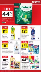 Gazetka promocyjna Intermarche - Gazetka Intermarche - Gazetka - ważna od 22.01 do 22.01.2025 - strona 36 - produkty: Płyn do prania, Ludwik, Domestos, Cif, Coccolino, Bref, Tablet, Proszek do prania, Perfum, Woolite, Mleczko, Płyn do płukania, Kulki do wc, Zmywarki, Ariel, Kapsułki do prania, Tabletki do zmywarki