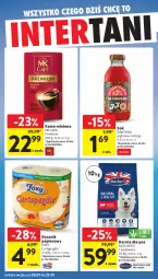 Gazetka promocyjna Intermarche - Gazetka Intermarche - Gazetka - ważna od 22.01 do 22.01.2025 - strona 38 - produkty: Dawtona, Sok, Papier, Kawa mielona, Kawa, Ręcznik, Rolki, Foxy, Butcher's