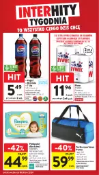 Gazetka promocyjna Intermarche - Gazetka Intermarche - Gazetka - ważna od 22.01 do 22.01.2025 - strona 6 - produkty: Piwa, Piwo, Puma, Por, Gra, Pampers, Mirinda, Pepsi, Torba, Sport, Dzieci