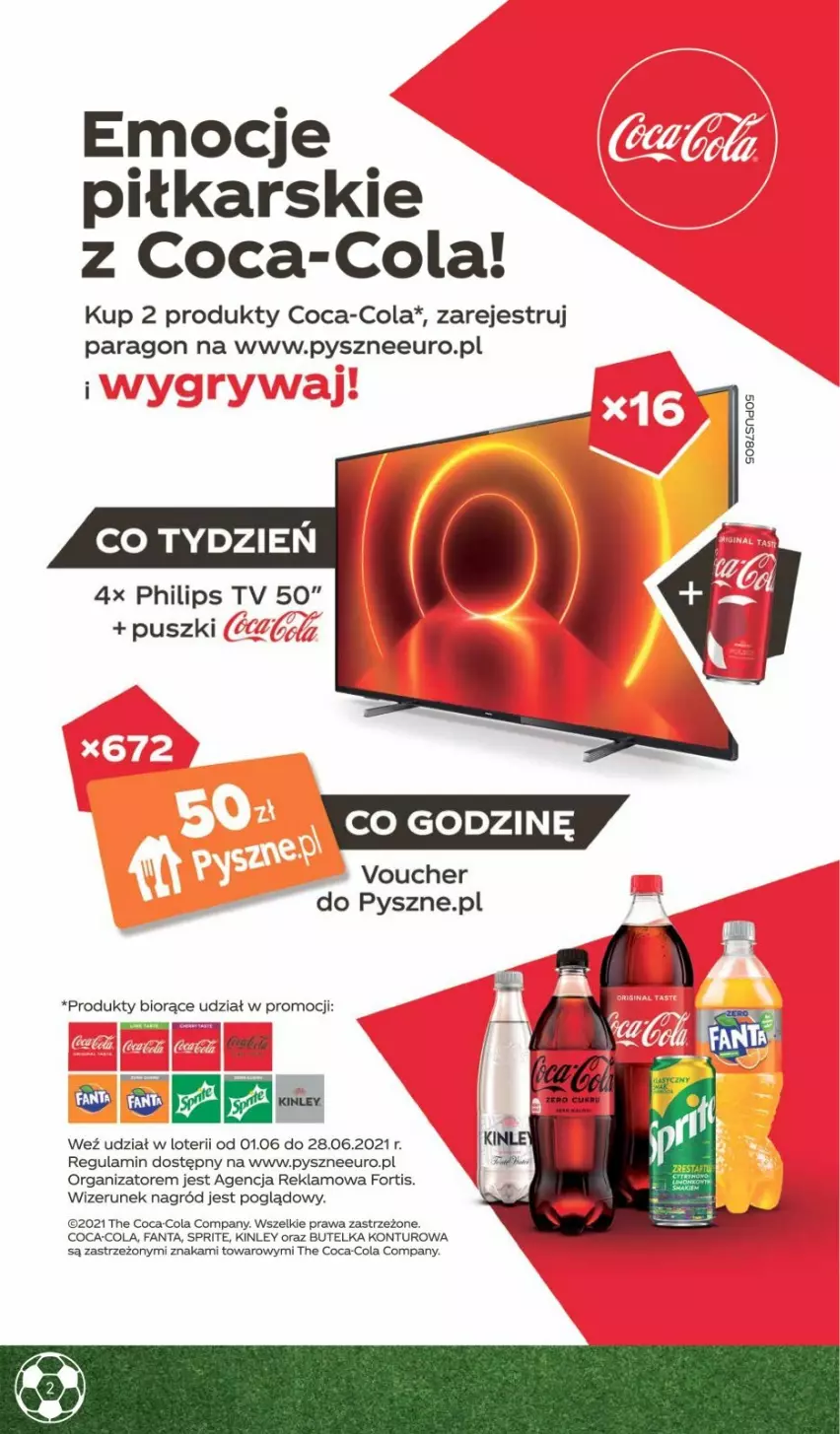 Gazetka promocyjna Tesco - Tesco katalog Euro - ważna 20.05 do 23.06.2021 - strona 2 - produkty: Coca-Cola, Fa, Fanta, Philips, Sprite