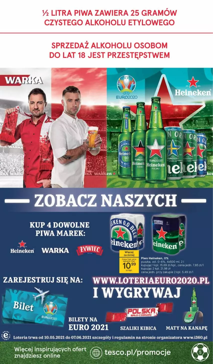 Gazetka promocyjna Tesco - Tesco katalog Euro - ważna 20.05 do 23.06.2021 - strona 5 - produkty: BIC, Gra, Gry, Piwa, Warka