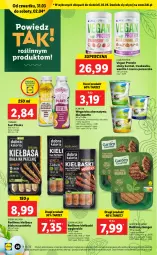 Gazetka promocyjna Lidl - GAZETKA - Gazetka - ważna od 03.04 do 03.04.2022 - strona 26 - produkty: Por, Jogurt, Ananas, Burger, Roślinne kiełbaski, Tymbark, Kiełbasa biała, Kiełbasa, Roślinny burger