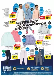 Gazetka promocyjna Carrefour - Gazetka Jeansowa moda - Gazetka - ważna od 04.03 do 04.03.2023 - strona 18 - produkty: Sweter, Koc, Gin, Kardigan, Spodnie jeans, Kurtka, Dres, Kamizelka, LANA, Legginsy, Dzieci, Spodnie, Spodnie dresowe, Kurtka dziecięca