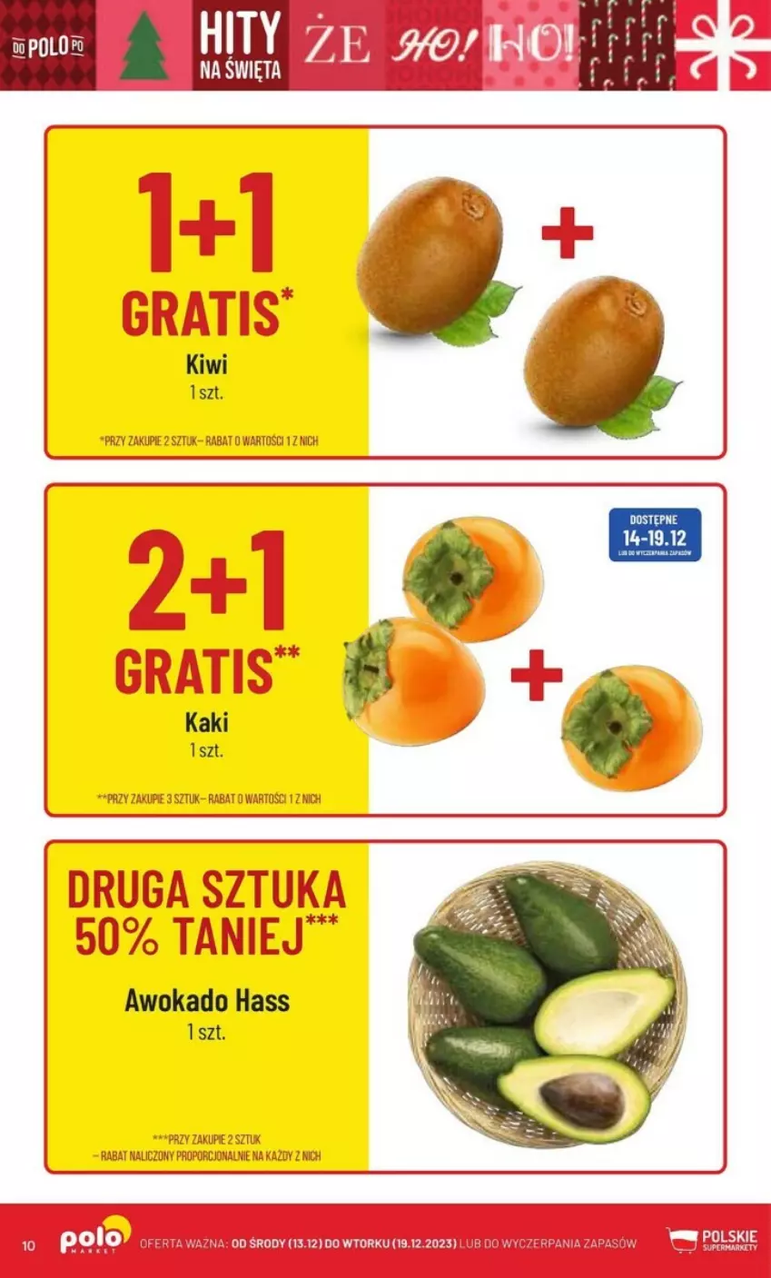 Gazetka promocyjna PoloMarket - ważna 13.12 do 19.12.2023 - strona 2 - produkty: Gra, Kaki, Kiwi, Por