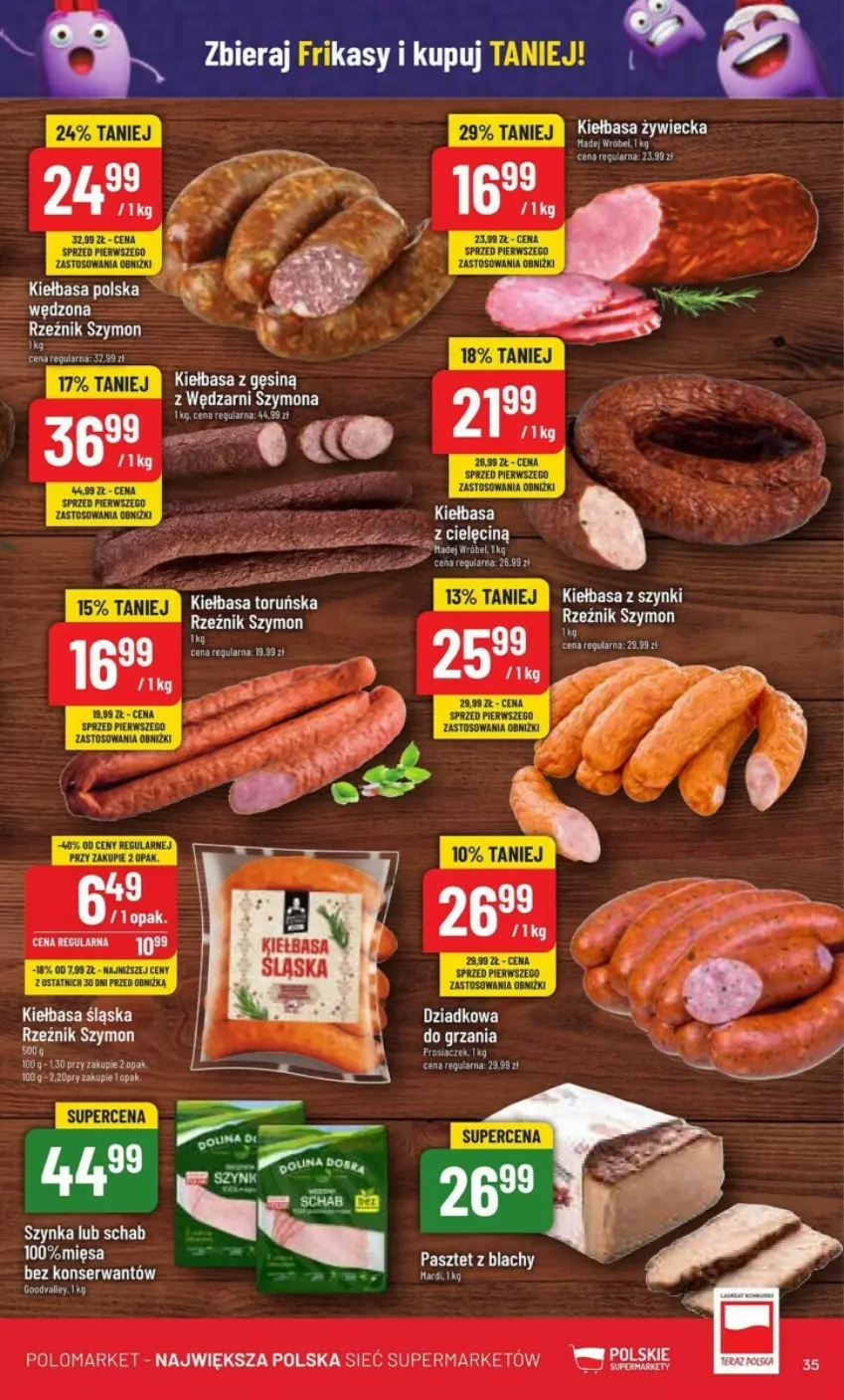 Gazetka promocyjna PoloMarket - ważna 13.12 do 19.12.2023 - strona 29 - produkty: Kiełbasa, Ser, Szynka