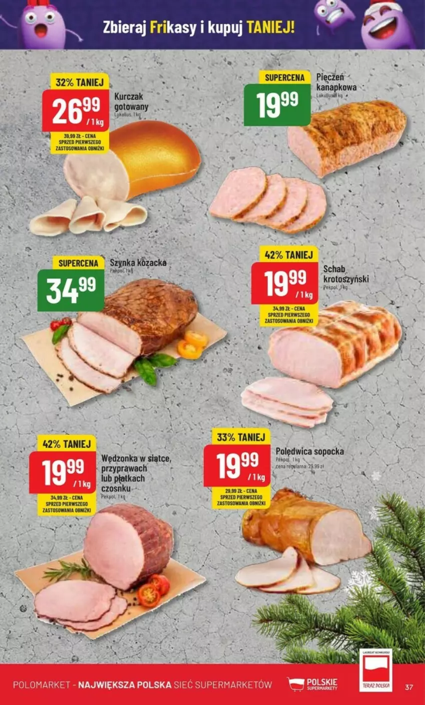 Gazetka promocyjna PoloMarket - ważna 13.12 do 19.12.2023 - strona 31 - produkty: Polędwica, Szynka