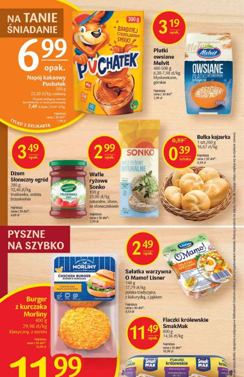 Gazetka promocyjna Delikatesy Centrum - Gazetka DC01 - ważna 03.01 do 11.01.2023 - strona 18 - produkty: Bułka, Dżem, Kajzerka, Królewski, Lisner, Melvit, Ogród, Rum, Ryż, Sałat, Sałatka, Sałatka warzywna, Wafle