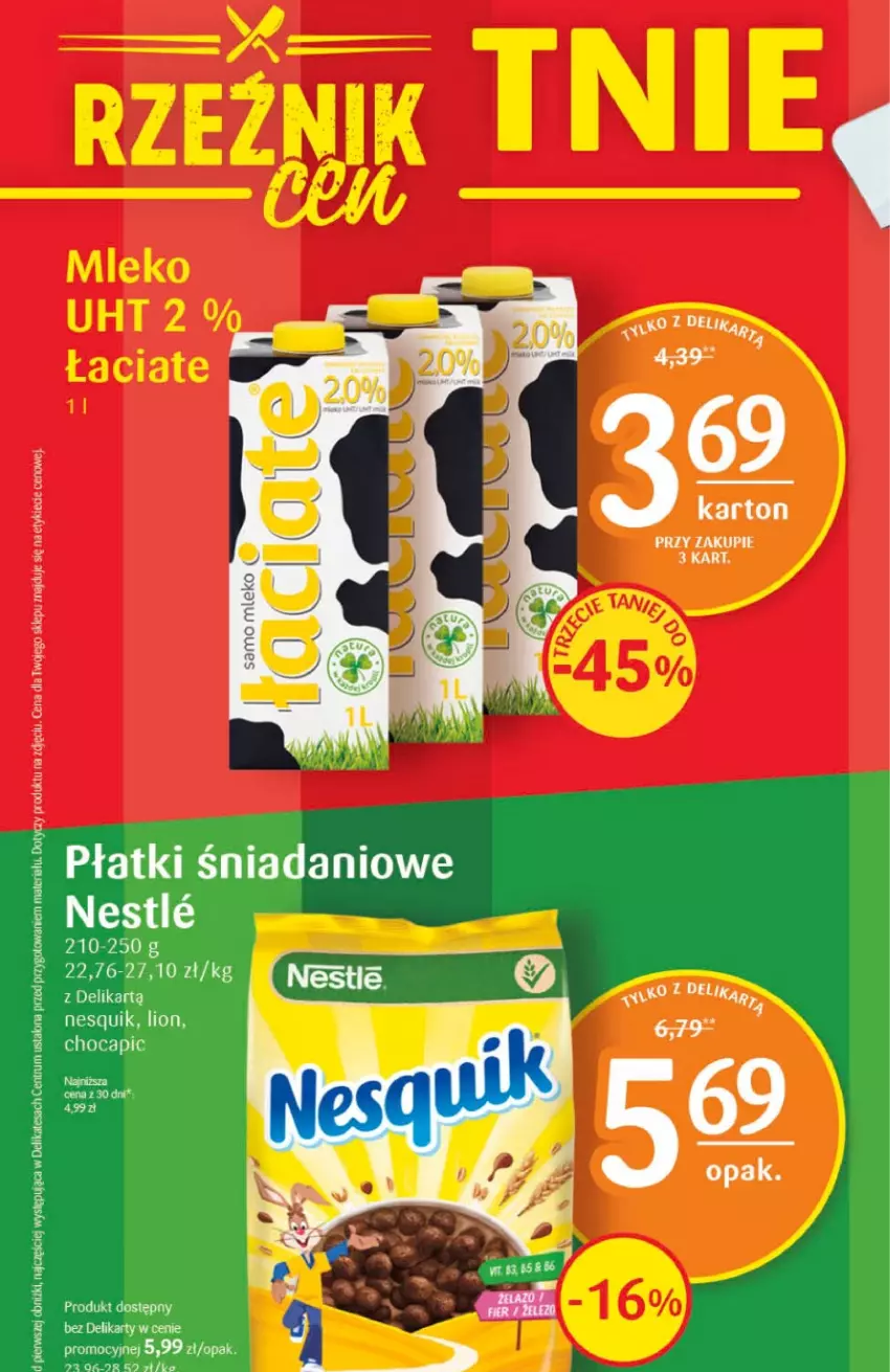 Gazetka promocyjna Delikatesy Centrum - Gazetka DC01 - ważna 03.01 do 11.01.2023 - strona 2 - produkty: Danio, Lion, Nesquik, Rum