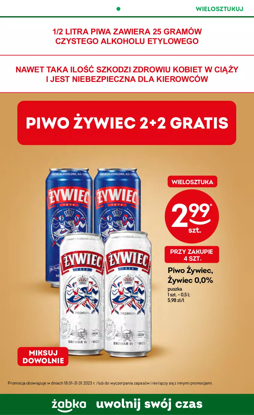 Gazetka promocyjna Żabka - ważna 25.01 do 31.01.2023 - strona 2 - produkty: Gra, Piec, Piwa, Piwo