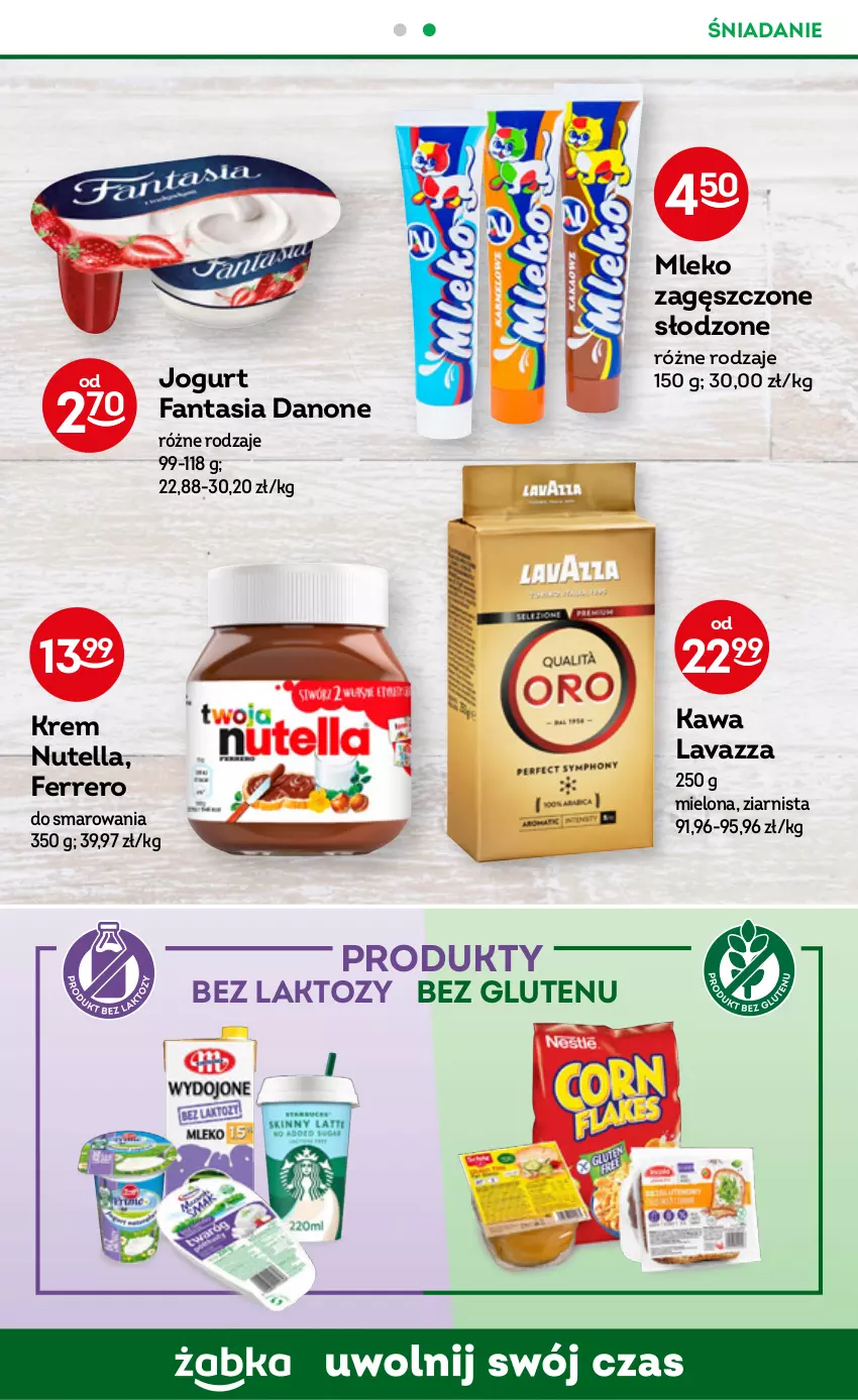 Gazetka promocyjna Żabka - ważna 25.01 do 31.01.2023 - strona 31 - produkty: Danone, Fa, Fanta, Ferrero, Jogurt, Kawa, Lavazza, Mleko, Mleko zagęszczone, Nutella