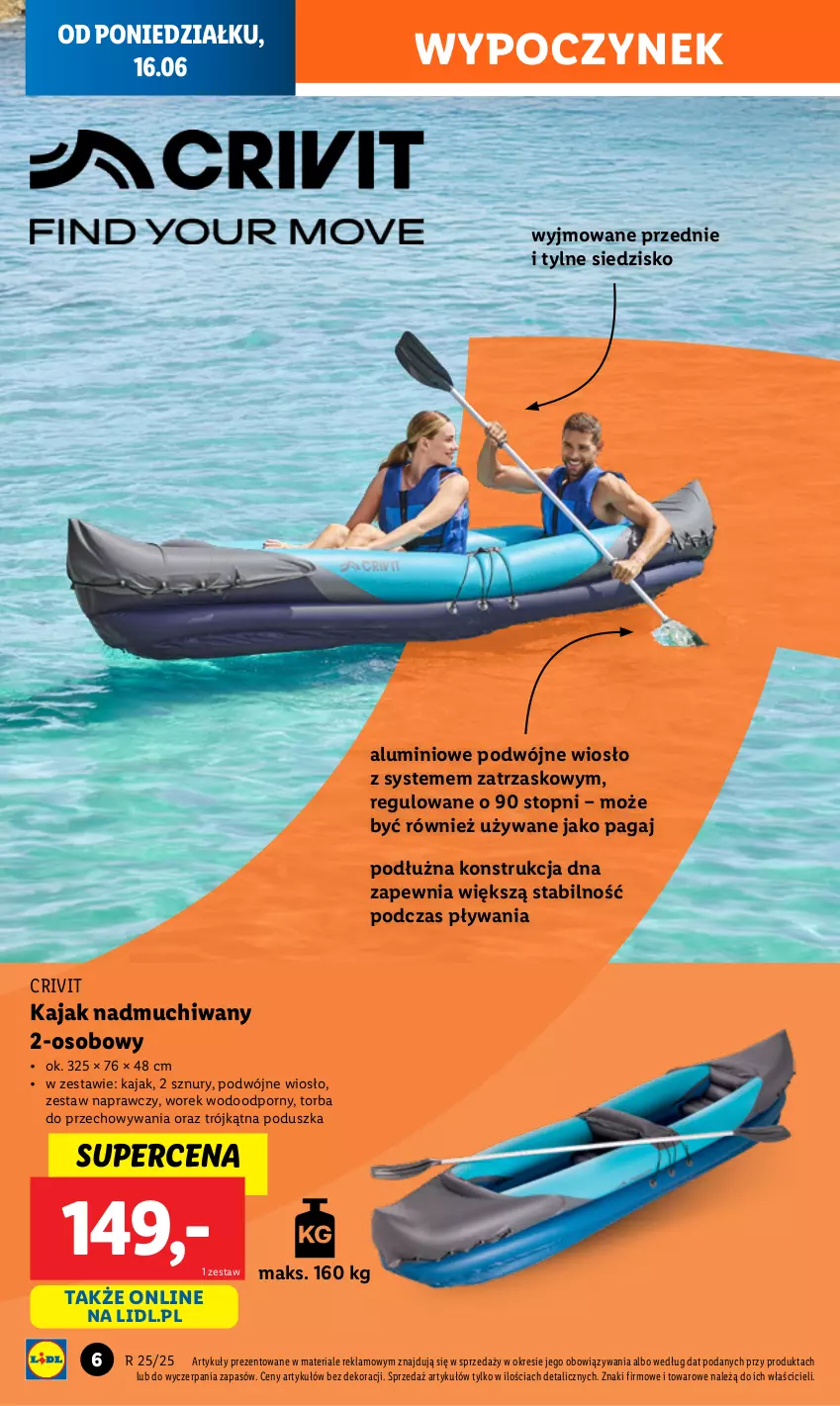 Gazetka promocyjna Lidl - GAZETKA - ważna 09.06 do 21.06.2025 - strona 8 - produkty: Poduszka, Por, Siedzisko, Top, Torba