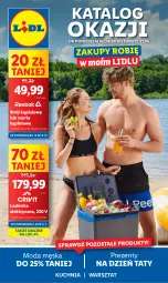 Gazetka promocyjna Lidl - GAZETKA - Gazetka - ważna od 21.06 do 21.06.2025 - strona 1 - produkty: Szorty, Kuchnia, Lodówka, Strój kąpielowy, Moda