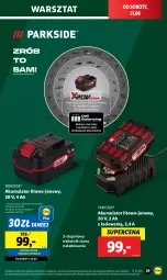 Gazetka promocyjna Lidl - GAZETKA - Gazetka - ważna od 21.06 do 21.06.2025 - strona 37 - produkty: Parkside, Top, Warka, Akumulator