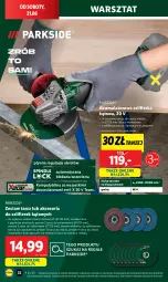 Gazetka promocyjna Lidl - GAZETKA - Gazetka - ważna od 21.06 do 21.06.2025 - strona 40 - produkty: Parkside, Ser, Papier, Szlifierka kątowa, Szlifierka, Akumulator