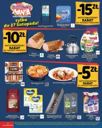 Gazetka promocyjna Topaz - Gazetka - Gazetka - ważna od 27.11 do 27.11.2024 - strona 6 - produkty: Polędwica, Domestos, Top, Finish, Kawa ziarnista, Ryba, Zlew, Czajnik, Parówki, Tablet, Kawa, Dove, Tarczyński, Bebiko, Koreczki śledziowe, Suszarka, Zmywarki, Suszarka na pranie, Tabletki do zmywarki, Mleko