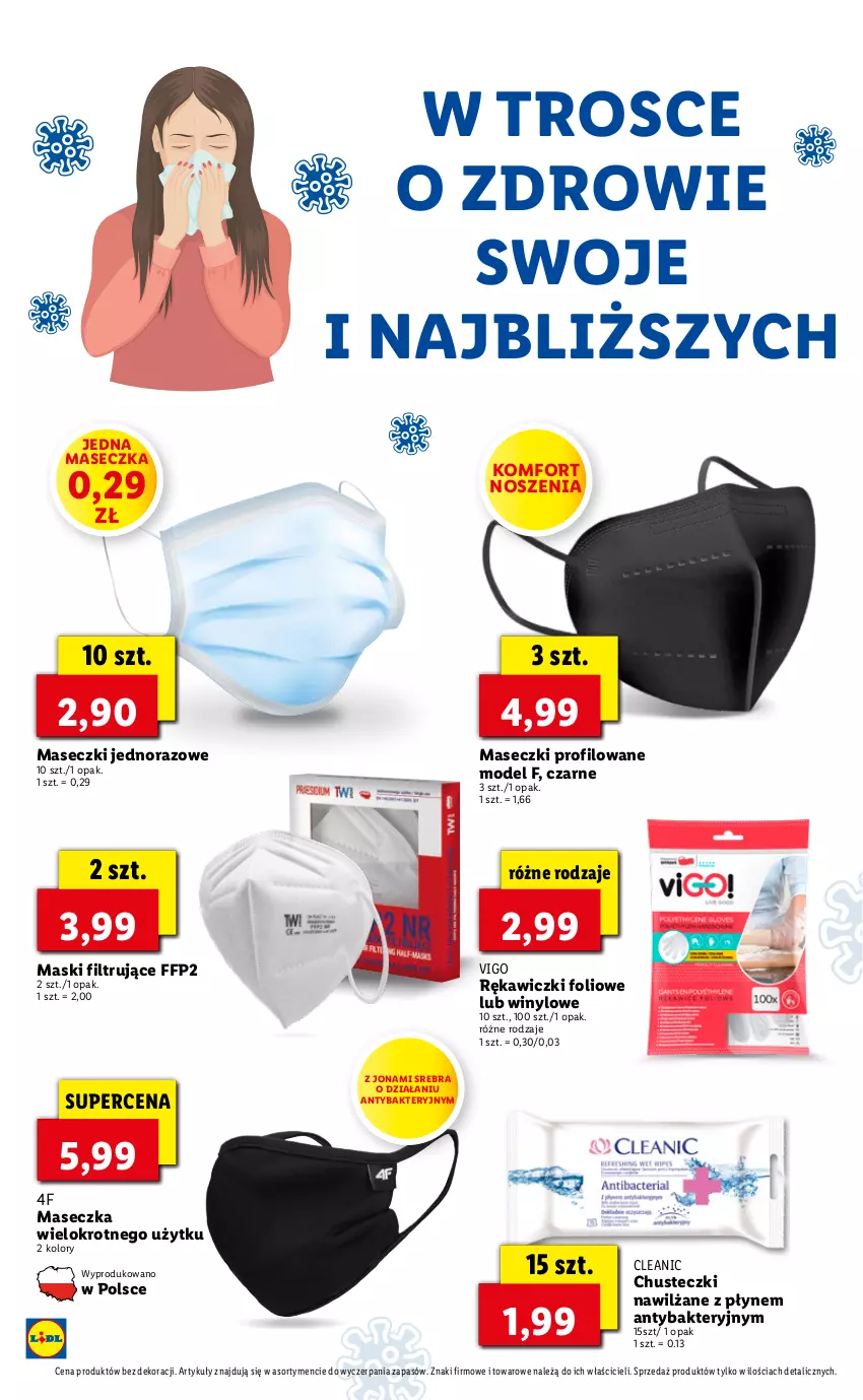 Gazetka promocyjna Lidl - GAZETKA - ważna 29.12.2021 do 02.01.2022 - strona 26 - produkty: Chusteczki, Cleanic, JBL, Zdrowie