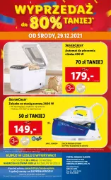 Gazetka promocyjna Lidl - GAZETKA - Gazetka - ważna od 02.01 do 02.01.2022 - strona 24 - produkty: Piec, Silvercrest, Gry, Automat do pieczenia chleba, Mola, Chleb