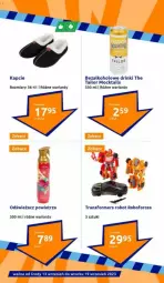 Gazetka promocyjna  - Gazetka - ważna od 19.09 do 19.09.2023 - strona 21 - produkty: Kapcie, Martini, Tran, Robot, Odświeżacz powietrza, Transformers