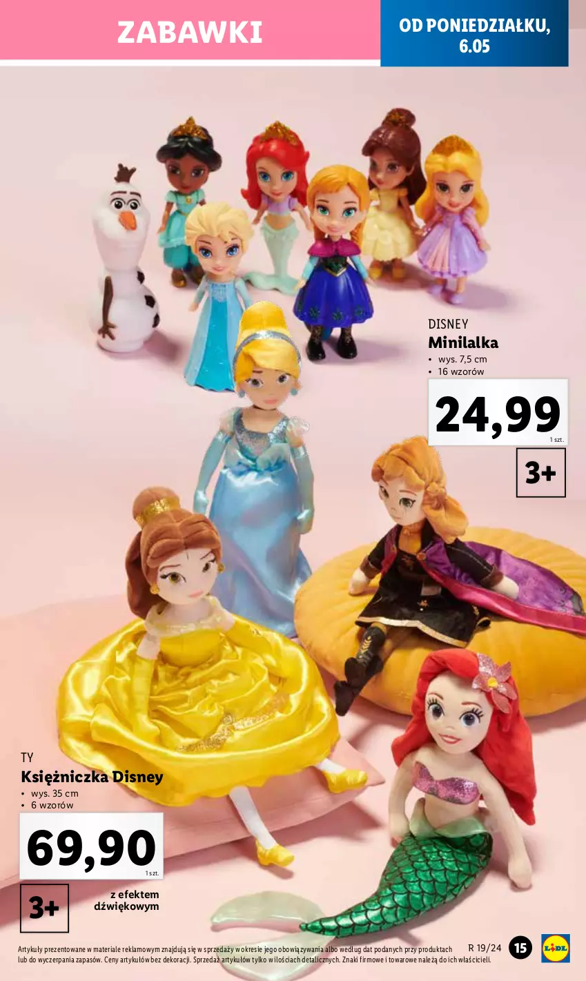 Gazetka promocyjna Lidl - GAZETKA - ważna 06.05 do 11.05.2024 - strona 17 - produkty: Disney, Lalka