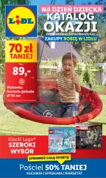 Gazetka promocyjna Lidl - GAZETKA - Gazetka - ważna od 11.05 do 11.05.2024 - strona 1 - produkty: Sypialnia, Huśtawka, Pościel, Kuchnia, LEGO, Klocki