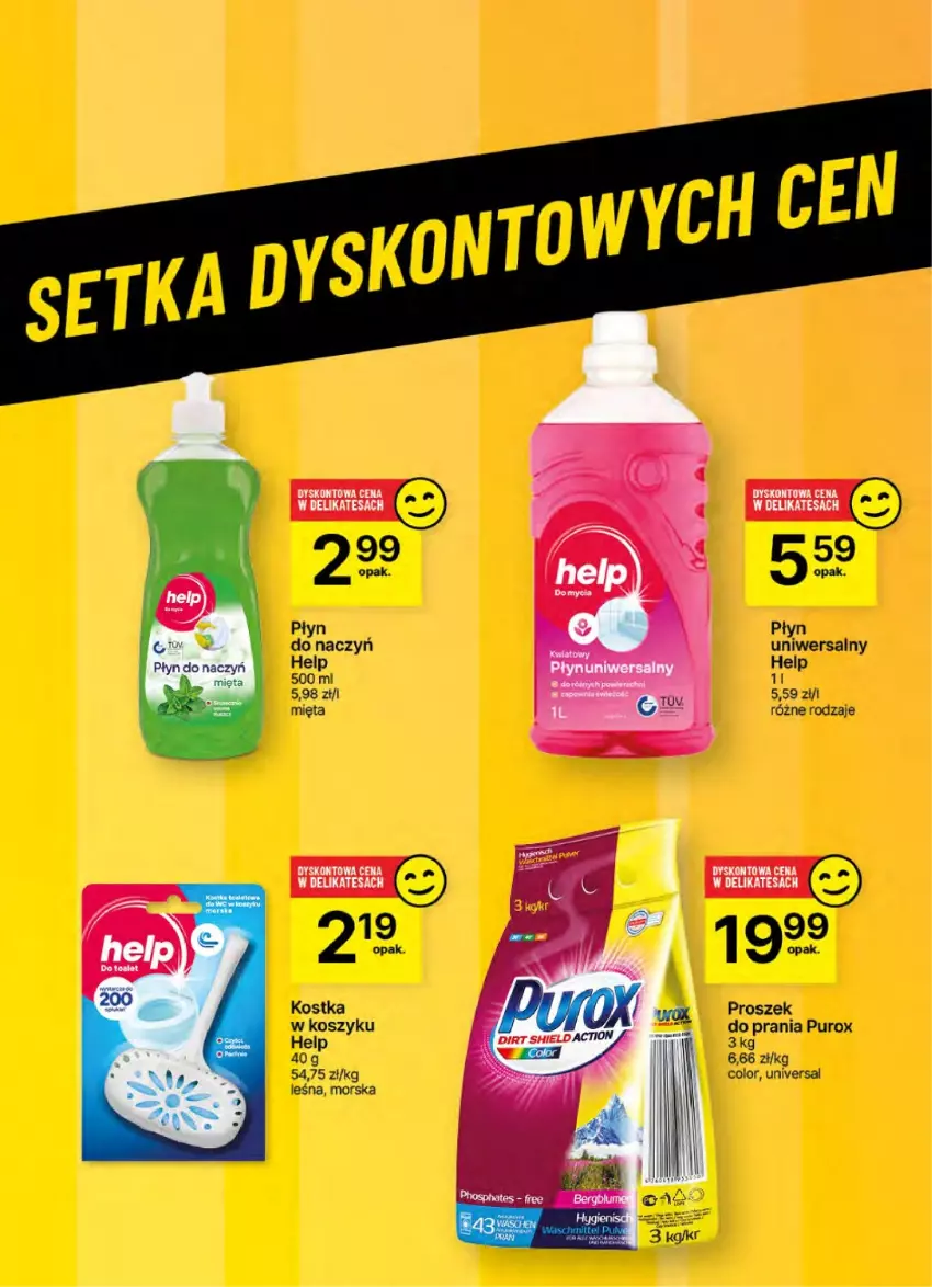 Gazetka promocyjna Delikatesy Centrum - NOWA GAZETKA Delikatesy Centrum od 14 listopada! 14-20.11.2024 - ważna 14.11 do 20.11.2024 - strona 44 - produkty: Kosz, Mięta, Proszek do prania, Pur