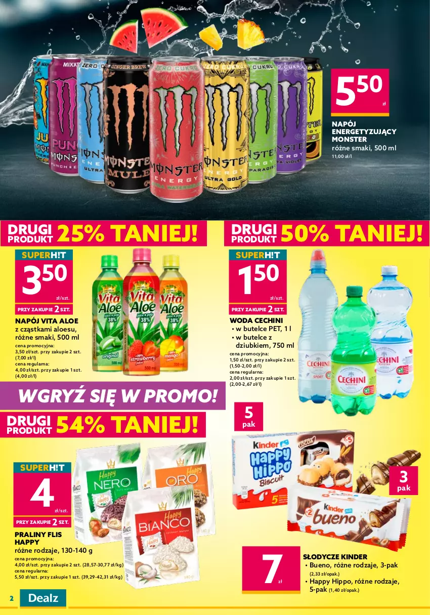 Gazetka promocyjna Dealz - NOWA GAZETKADEALMAGEDON! Wbij pazur w okazje! - ważna 07.09 do 20.09.2022 - strona 2 - produkty: Babeczki, Baton, Czekolada, Gry, HiPP, Kinder, Mentos, Milka, Napój, Praliny, Snickers, Woda