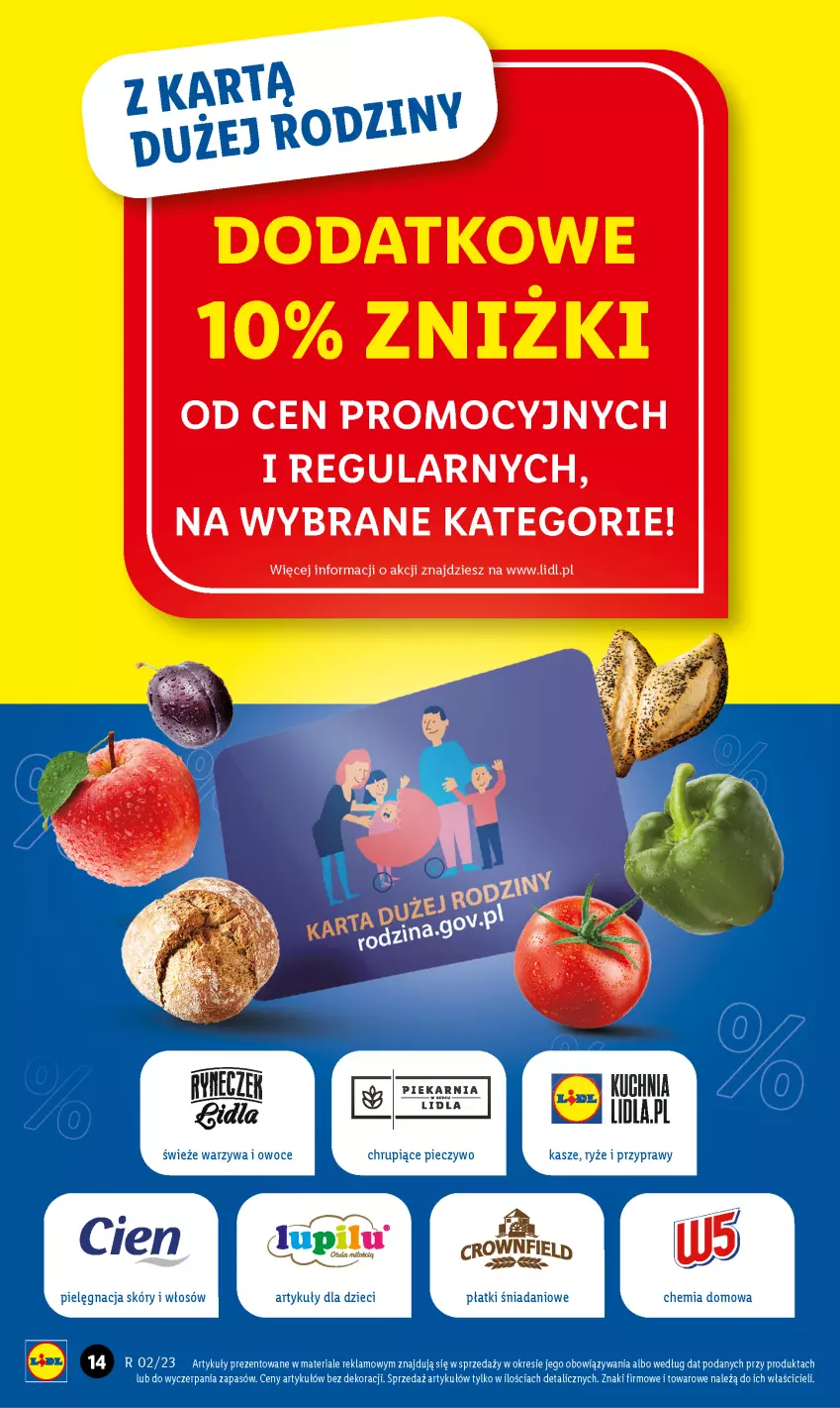 Gazetka promocyjna Lidl - GAZETKA - ważna 12.01 do 14.01.2023 - strona 14 - produkty: Danio, Dzieci, Kuchnia, Pielęgnacja skóry, Przyprawy, Ryż