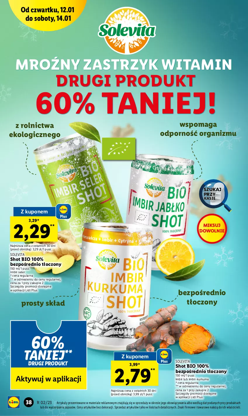 Gazetka promocyjna Lidl - GAZETKA - ważna 12.01 do 14.01.2023 - strona 40 - produkty: Imbir, Kurkuma, Por