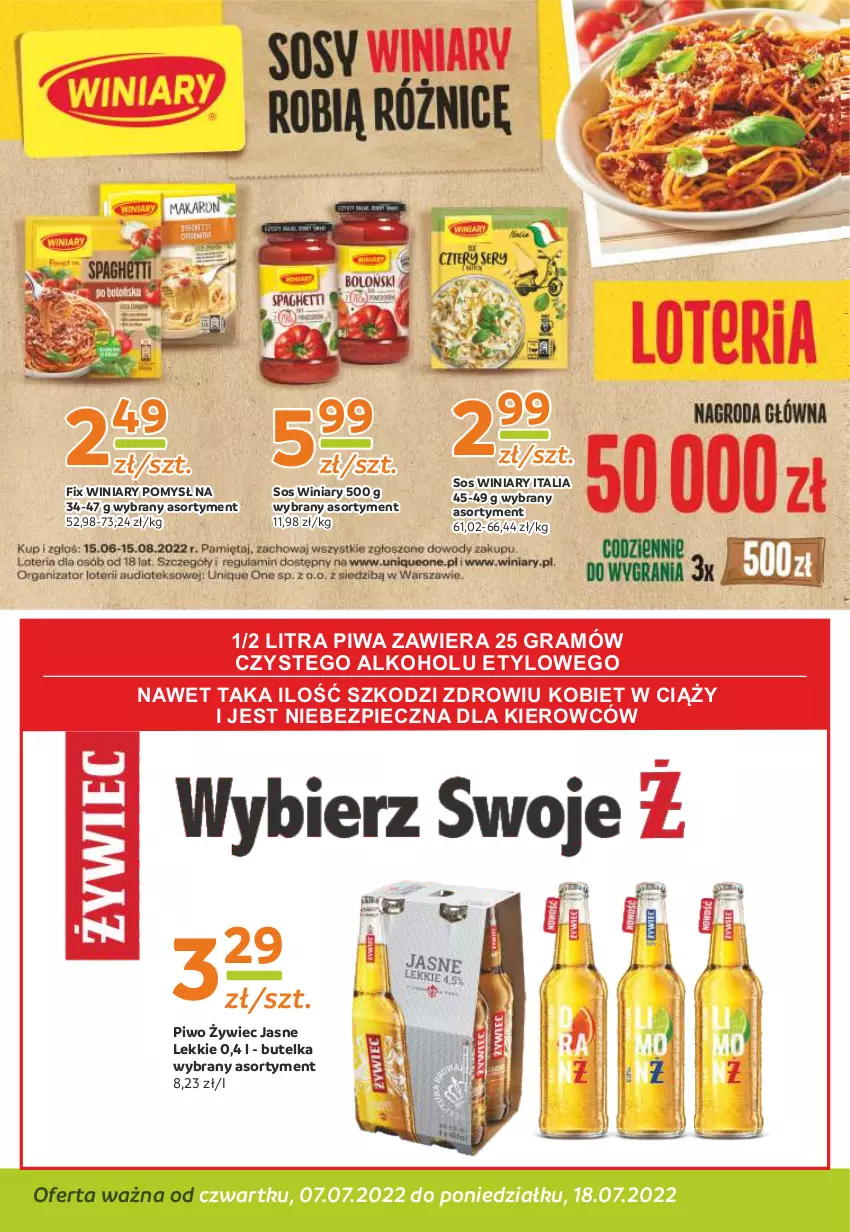 Gazetka promocyjna Gama - Gazetka Gama - ważna 18.07.2022 do 07.07.2023 - strona 8 - produkty: Gra, Piec, Piwa, Piwo, Sos, Winiary