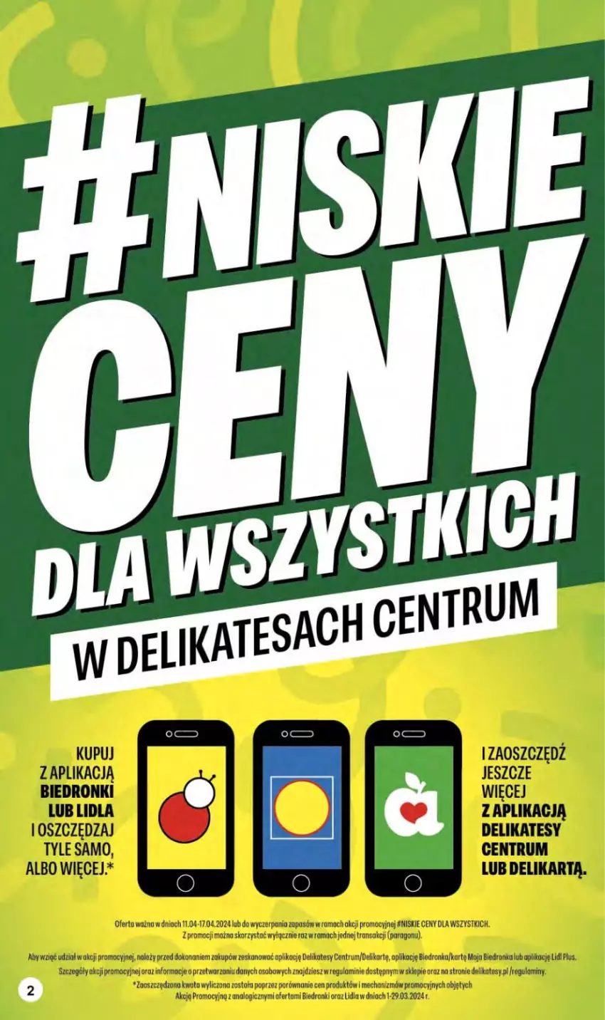 Gazetka promocyjna Delikatesy Centrum - NOWA GAZETKA Delikatesy Centrum od 11 kwietnia! 11-17.04.2024 - ważna 11.04 do 17.04.2024 - strona 2 - produkty: Dron, Por, Rama, Rum, Tran