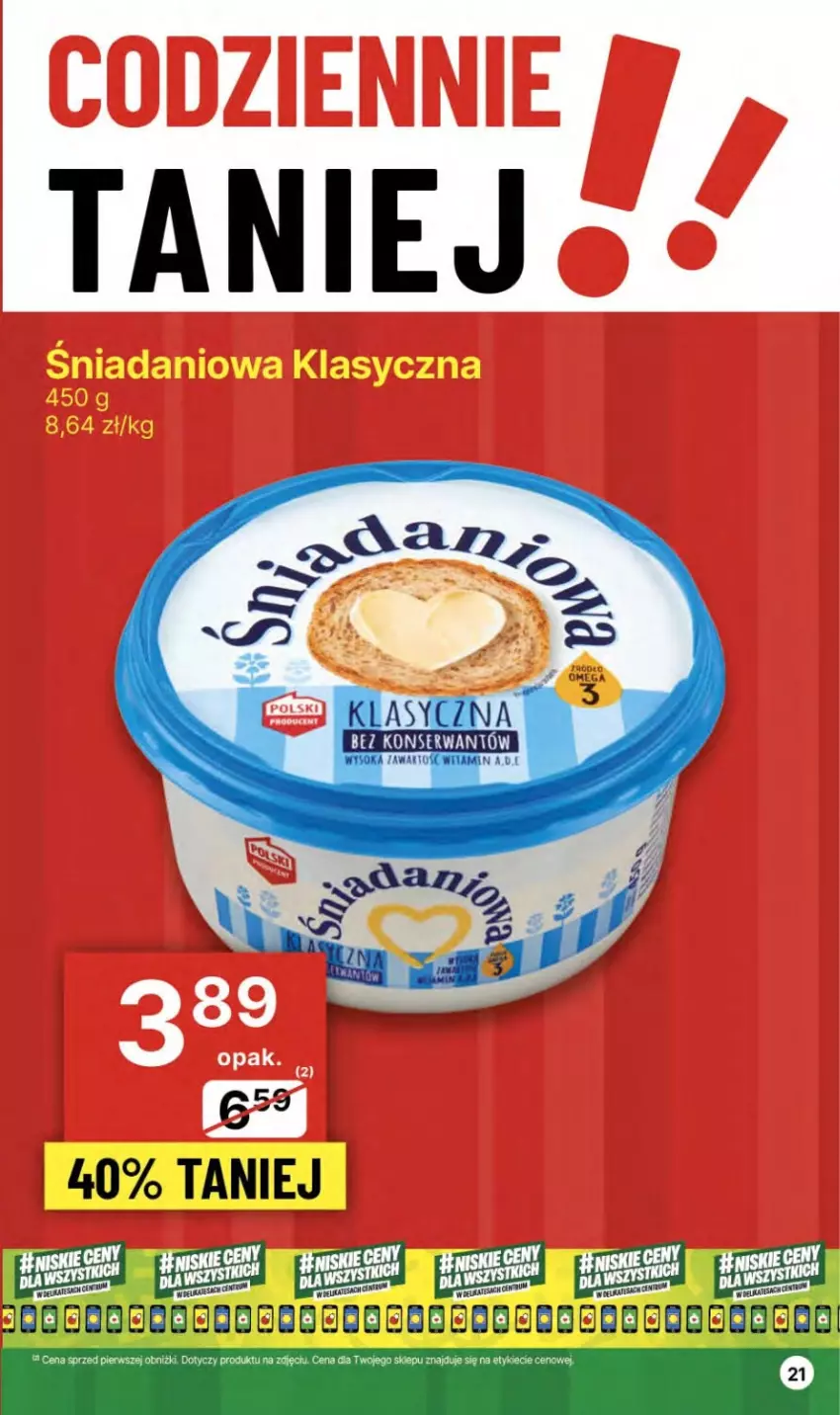 Gazetka promocyjna Delikatesy Centrum - NOWA GAZETKA Delikatesy Centrum od 11 kwietnia! 11-17.04.2024 - ważna 11.04 do 17.04.2024 - strona 21 - produkty: Ser