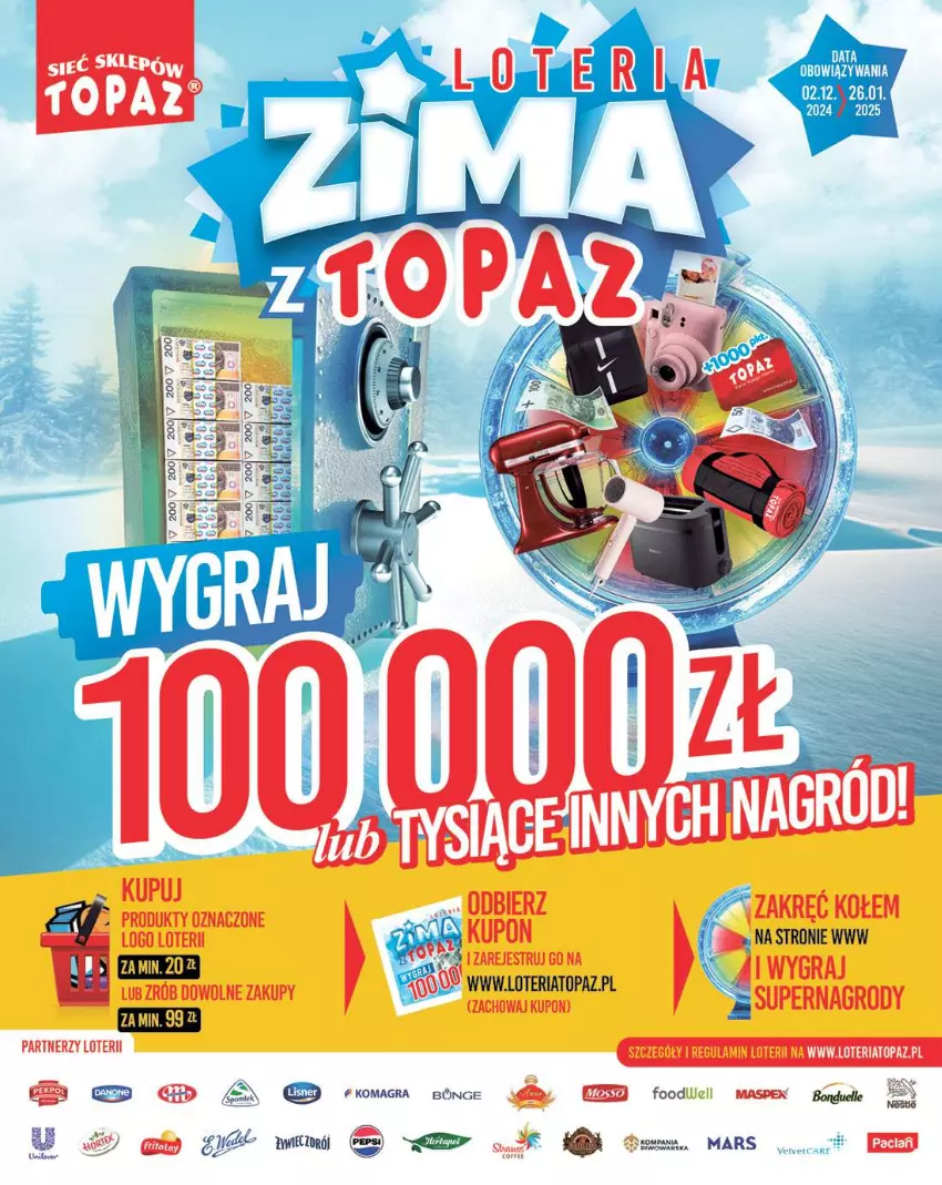 Gazetka promocyjna Topaz - Gazetka - ważna 19.12 do 25.12.2024 - strona 2 - produkty: Gra, Top