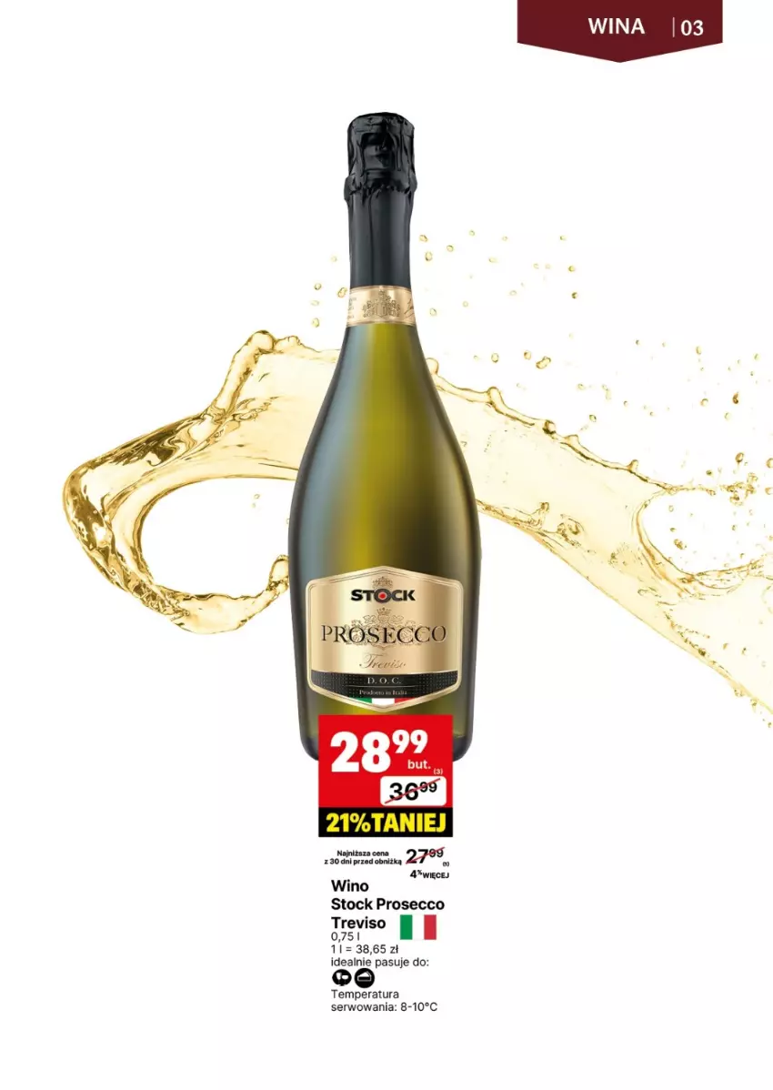 Gazetka promocyjna Delikatesy Centrum - DeliBarek DC23-DC24 - ważna 03.06 do 16.06.2024 - strona 3 - produkty: Prosecco, Ser, Stock, Wino