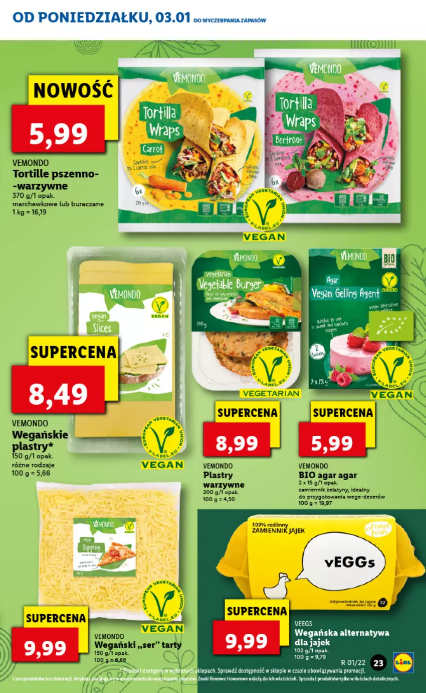 Gazetka promocyjna Lidl - GAZETKA - ważna 03.01 do 05.01.2022 - strona 23 - produkty: Deser, Ser