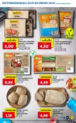 Gazetka promocyjna Lidl - GAZETKA - Gazetka - ważna od 05.01 do 05.01.2022 - strona 29 - produkty: Piec, Hamburger, Chrupki, Sezam, Burger, Pieczywo chrupkie, Pieczywo, Chleb, Chleb bezglutenowy, Bułka