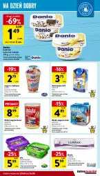 Gazetka promocyjna Intermarche - Gazetka Intermarche - Gazetka - ważna od 26.06 do 26.06.2024 - strona 21 - produkty: Danone, Jogurt, Mleko zagęszczone, Danio, Lurpak, Masło, Mleko