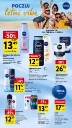 Gazetka promocyjna Intermarche - Gazetka Intermarche - Gazetka - ważna od 26.06 do 26.06.2024 - strona 33 - produkty: Balsam po goleniu, Olejek pod prysznic, Dezodorant, Woda po goleniu, Szampon, Woda, Olej, Nivea