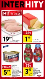 Gazetka promocyjna Intermarche - Gazetka Intermarche - Gazetka - ważna od 26.06 do 26.06.2024 - strona 6 - produkty: Kurczak, Ketchup, Konserwa turystyczna, Krakus, Sos, Ser, Filet z piersi kurczaka, Wieprzowina, Kotlin