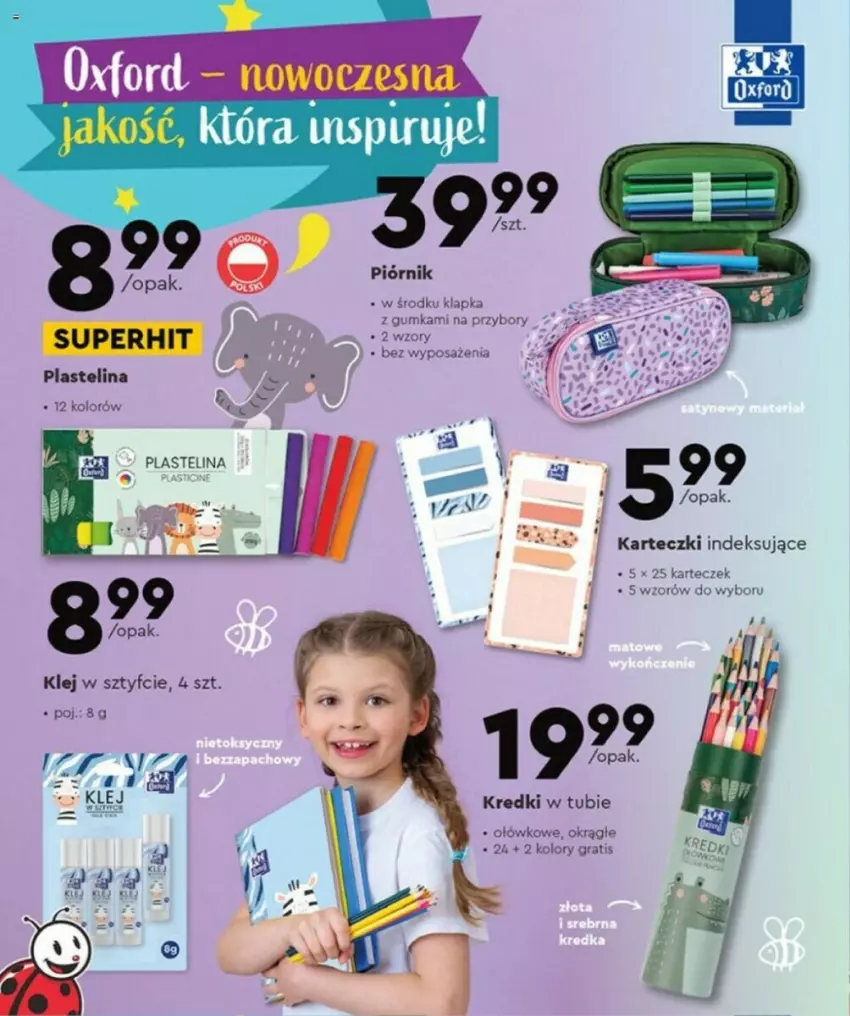 Gazetka promocyjna Biedronka - ważna 31.07 do 31.08.2023 - strona 41 - produkty: Gra, Klej, Plastelina