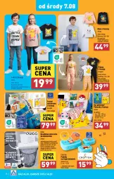 Gazetka promocyjna Aldi - Pełna oferta - Gazetka - ważna od 10.08 do 10.08.2024 - strona 28 - produkty: Top, Koc, Papier, Pościel, Pościel dwustronna, Kosz, T-shirt, Niszczarka, Wełna, Bluza, Poduszka, Piżama