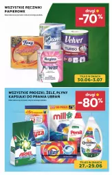 Gazetka promocyjna Stokrotka - Supermarket - Gazetka - ważna od 03.07 do 03.07.2024 - strona 18 - produkty: Papier, Ręcznik, Ręczniki papierowe, Kapsułki do prania