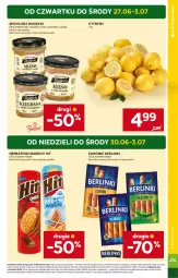 Gazetka promocyjna Stokrotka - Supermarket - Gazetka - ważna od 03.07 do 03.07.2024 - strona 3 - produkty: Parówki, Cytryny, Herbatniki, Spichlerz Rusiecki, Berlinki, HP